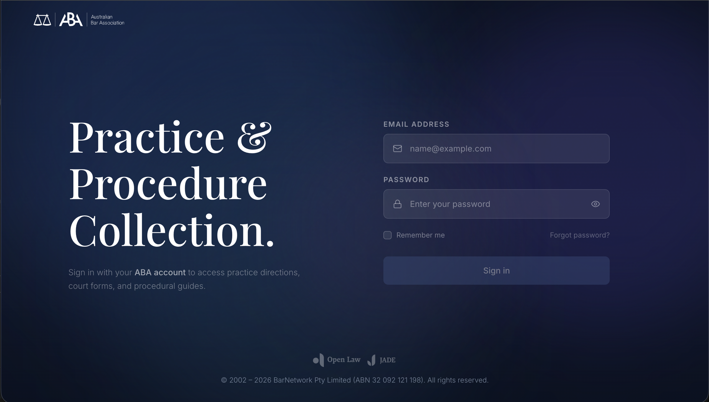 ABA Practice & Procedure Collection