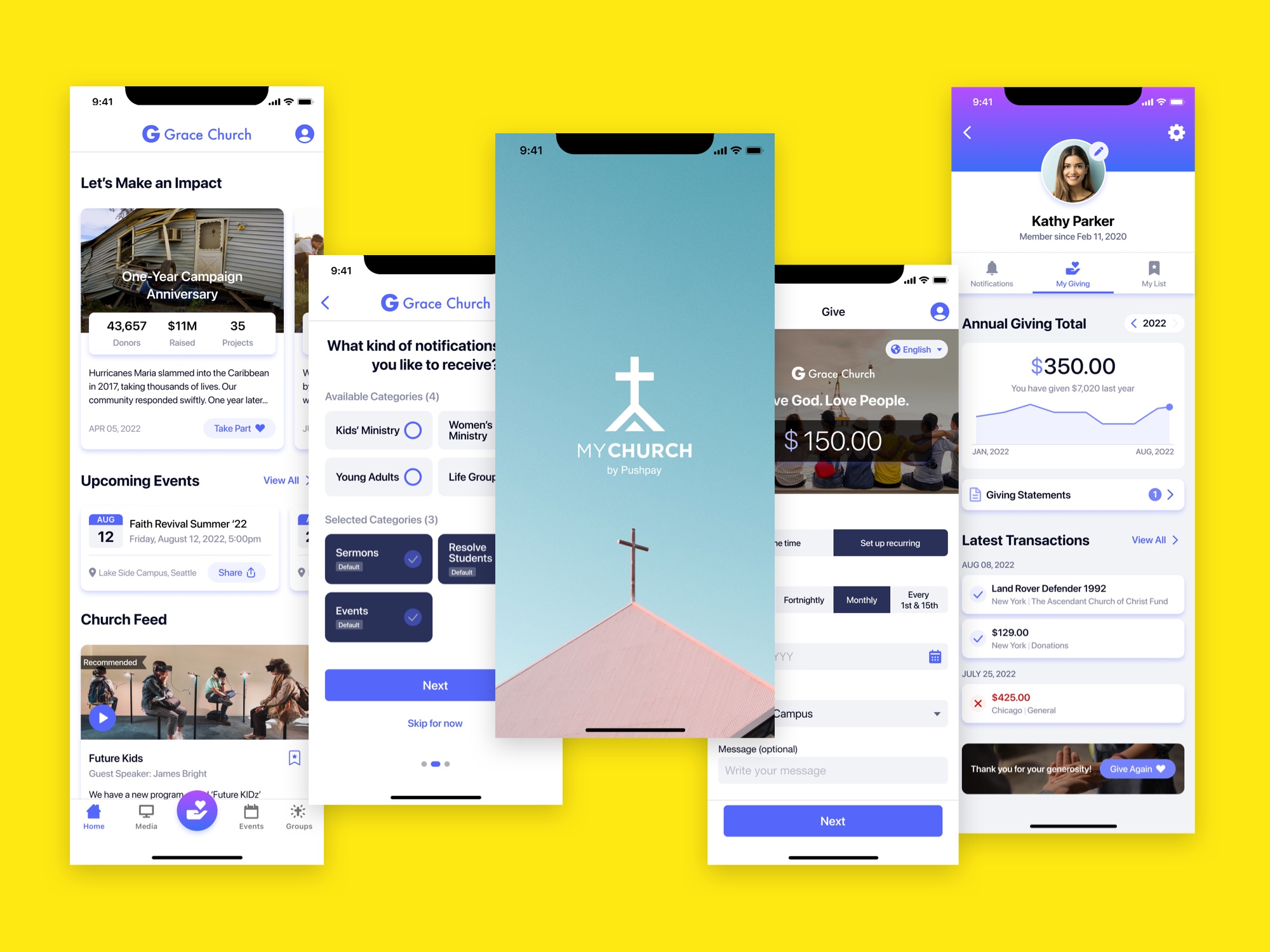 MyChurch App Redesign